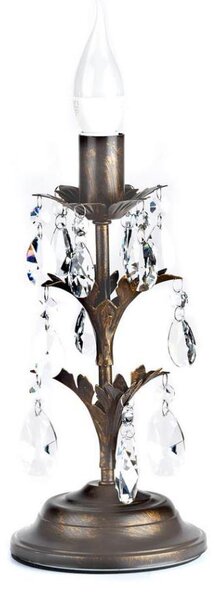 ONLI - Lampada da tavolo TERESA 1xE14/6W/230V bronzo