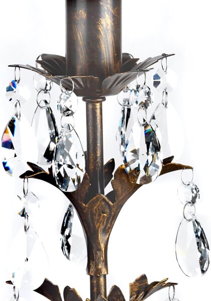 ONLI - Lampada da tavolo TERESA 1xE14/6W/230V bronzo