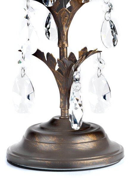 ONLI - Lampada da tavolo TERESA 1xE14/6W/230V bronzo