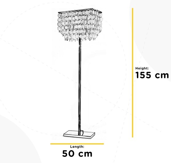 ONLI - Lampada con piedistallo MAKANI 4xE14/6W/230V