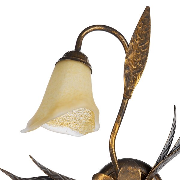 ONLI - Plafoniera ALGA 3xE14/6W/230V bronzo