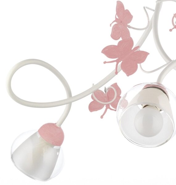 ONLI - Lampadario per bambini BUTTERFLY 3xE14/6W/230V