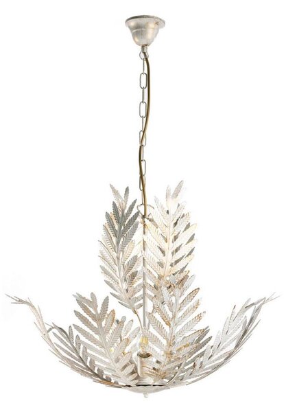 ONLI - Lampadario a catena FELCE 5xE14/6W/230V cremoso