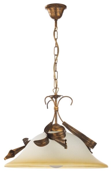 ONLI - Lampadario a sospensione con catena LUCREZIA 1xE27/22W/230V bronzo