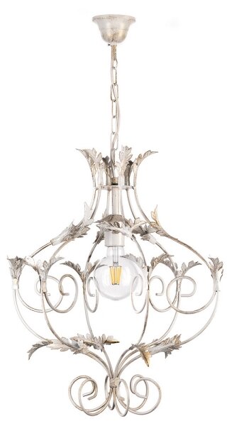 ONLI - Lampadario a catena CONTESSA 1xE27/22W/230V patina