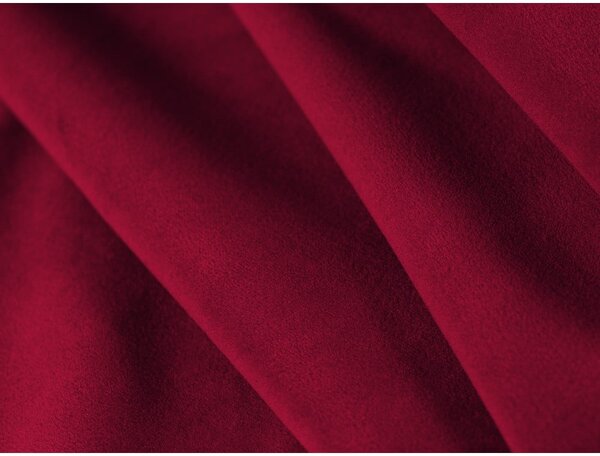 Poggiapiedi rosso con rivestimento in velluto Rome Velvet – Cosmopolitan Design