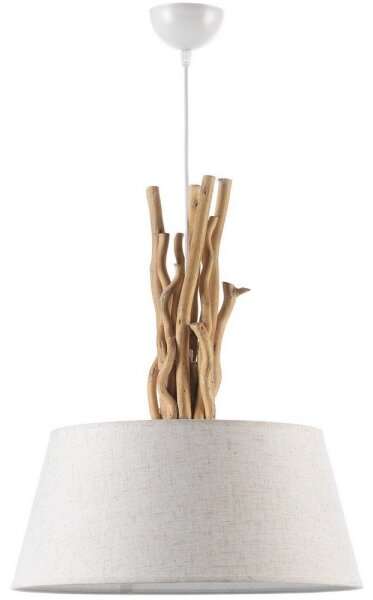 ONLI - Lampadario a sospensione con filo WOODY 1xE27/22W/230V