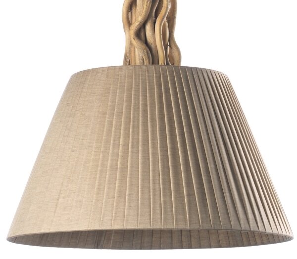 ONLI - Lampadario a sospensione con filo WOODY 1xE27/22W/230V