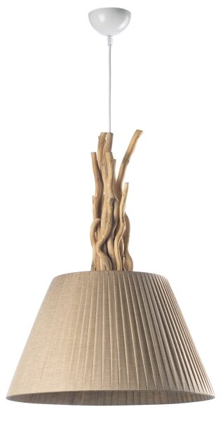 ONLI - Lampadario a sospensione con filo WOODY 1xE27/22W/230V