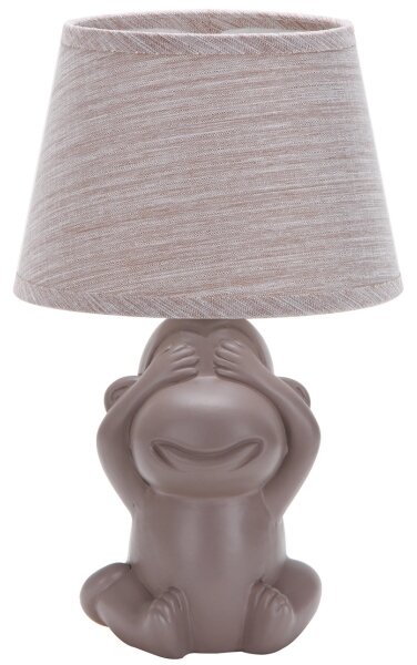 ONLI - Lampada da tavolo MONKEY 1xE14/6W/230V marrone