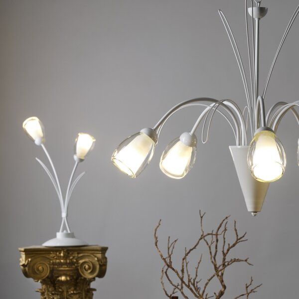 ONLI - Lampadario a sospensione con catena ANTEA 5xE14/6W/230V