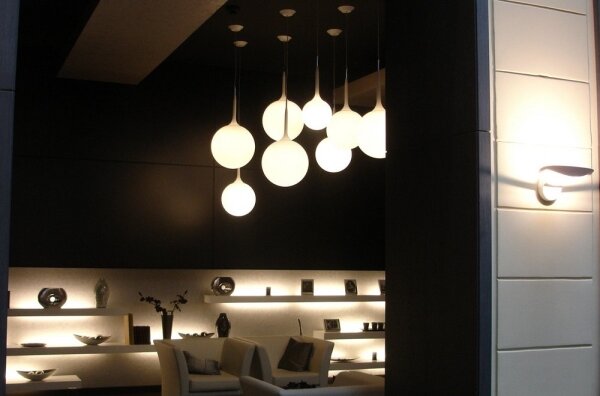 Artemide AR 1045110A - Lampadario LED a sospensione con filo CASTORE 1xE14/4W/230V