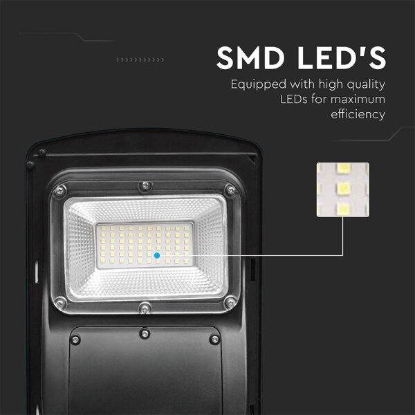 Lampada solare LED dimmerabile 6W 3,2V 6000K IP65 5000mAh + telecomando