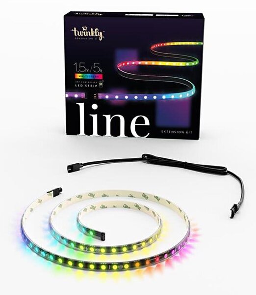 Twinkly TWL100ADP-B - Striscia di prolunga LED RGB LINE 100xLED 1,5 m Wi-Fi