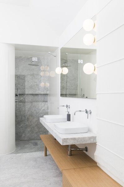 Artemide AR 1039110A - Plafoniera da bagno DIOSCURI 140 1xE14/6W/230V IP44