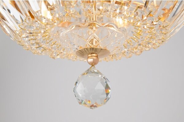 Maytoni DIA100-CL-12-G - Plafoniera BASFOR 12xE14/60W/230V oro