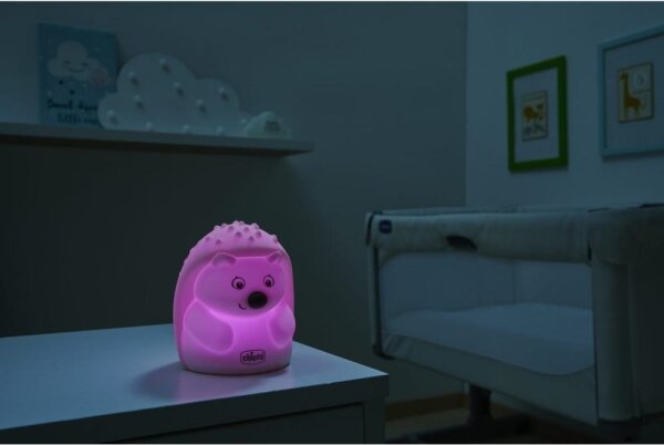 Chicco - Lampada da notte per bambini SWEET LIGHTS riccio