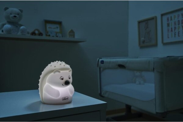Chicco - Lampada da notte per bambini SWEET LIGHTS riccio