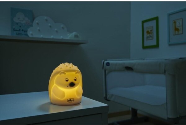 Chicco - Lampada da notte per bambini SWEET LIGHTS riccio