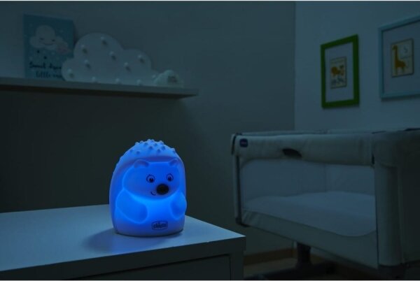 Chicco - Lampada da notte per bambini SWEET LIGHTS riccio