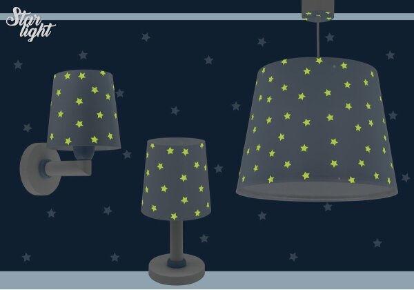 Dalber 82211T - Lampada per bambini STAR LIGHT 1xE14/40W/230V blu