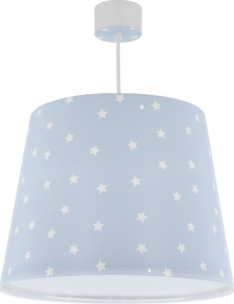 Dalber 82212T - Lampadario per bambini STAR LIGHT 1xE27/60W/230V blu