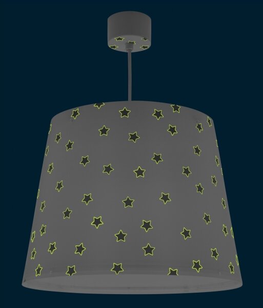 Dalber 82212B - Lampadario per bambini STAR LIGHT 1xE27/60W/230V bianco
