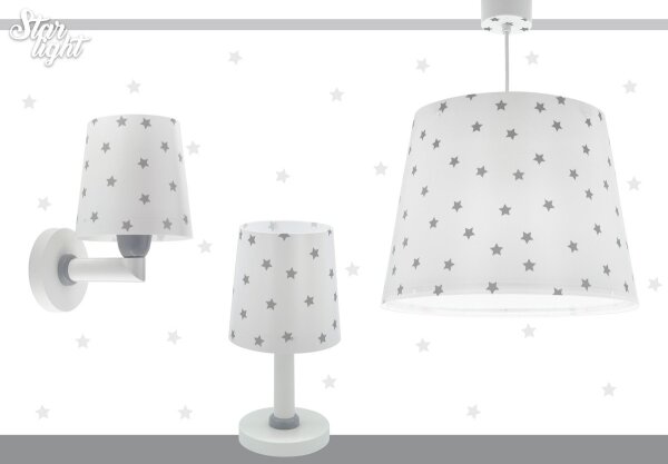 Dalber 82212B - Lampadario per bambini STAR LIGHT 1xE27/60W/230V bianco