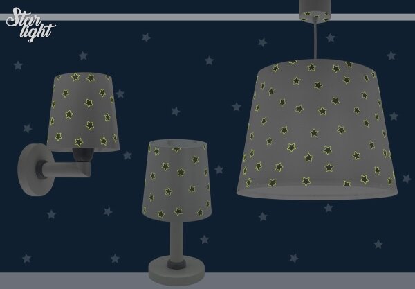 Dalber 82212B - Lampadario per bambini STAR LIGHT 1xE27/60W/230V bianco
