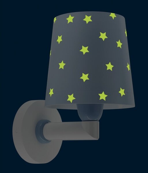 Dalber 82219T - Applique per bambini STAR LIGHT 1xE27/60W/230V blu
