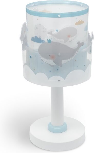 Dalber 61171T - Lampada per bambini WHALE DREAMS 1xE14/8W/230V blu
