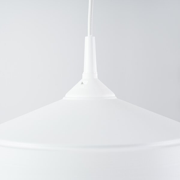 Sollux SL.1327 - Lampadario a sospensione con filo FRIKA 1xE27/15W/230V diametro 34 cm bianco
