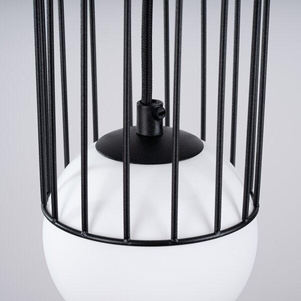Sollux SL.1332 - Lampadario a sospensione con filo BRINA 1xG9/8W/230V nero