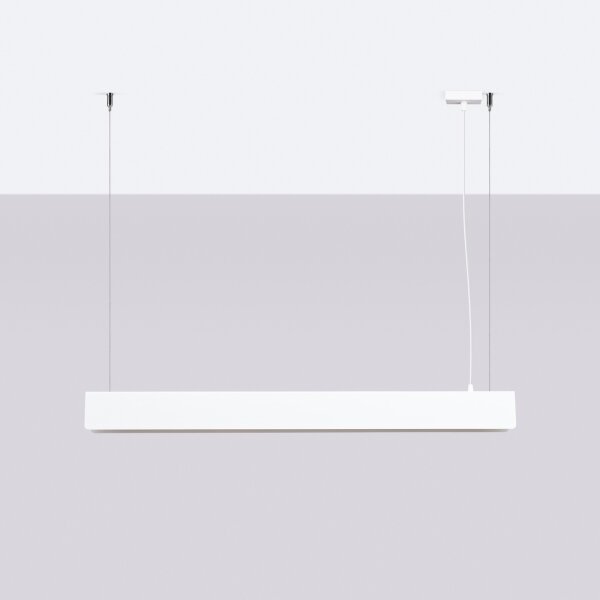 Sollux SL.1394 - Lampadario LED a sospensione con filo SPARK 1xG13/8,5W/230V bianco