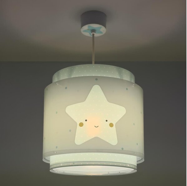 Dalber 76012T - Lampadario per bambini BABY DREAMS 1xE27/15W/230V blu