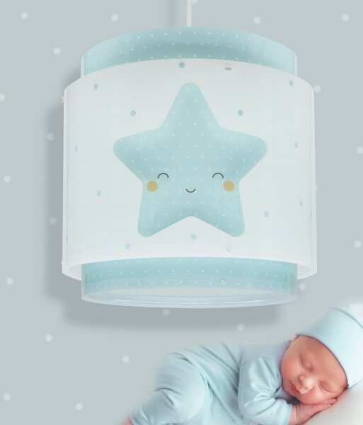 Dalber 76012T - Lampadario per bambini BABY DREAMS 1xE27/15W/230V blu