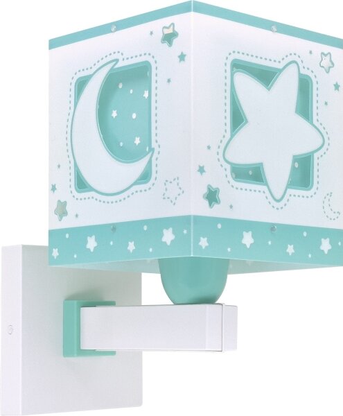 Dalber 63239H - Applique per bambini MOONLIGHT 1xE27/15W/230V verde