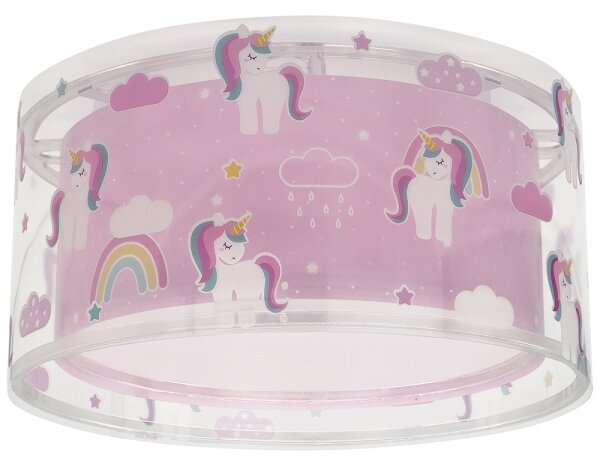 Dalber 41596 - Plafoniera per bambini UNICORNS 2xE27/60W/230V