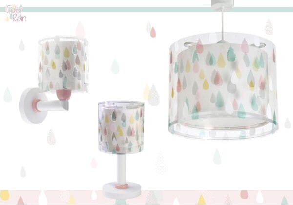 Dalber 41439 - Applique per bambini COLOR RAIN 1xE27/60W/230V