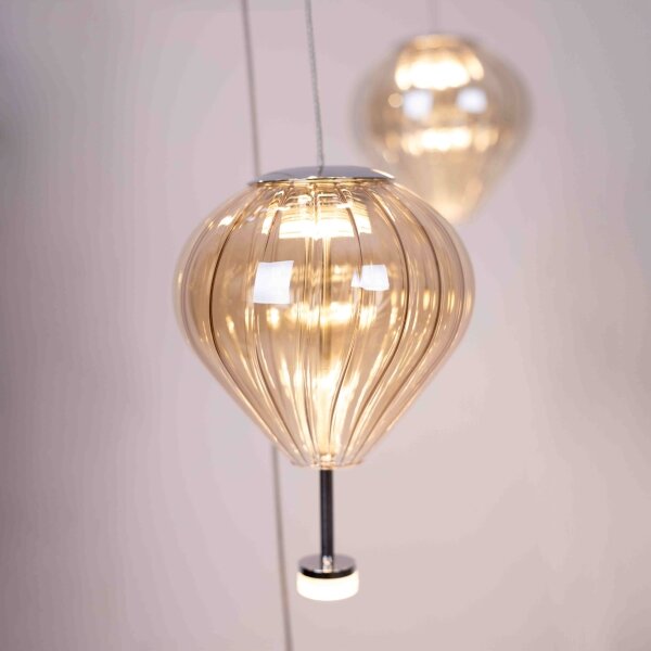 MAXLIGHT P0526D - Lampadario a sospensione con filo LED dimmerabile PALLONCINI 11xLED/6W/230V