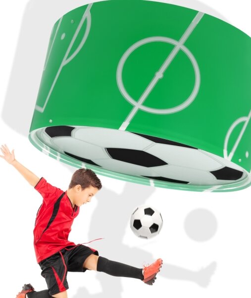 Dalber 41736 - Plafoniera per bambini FOOTBALL 2xE27/15W/230V