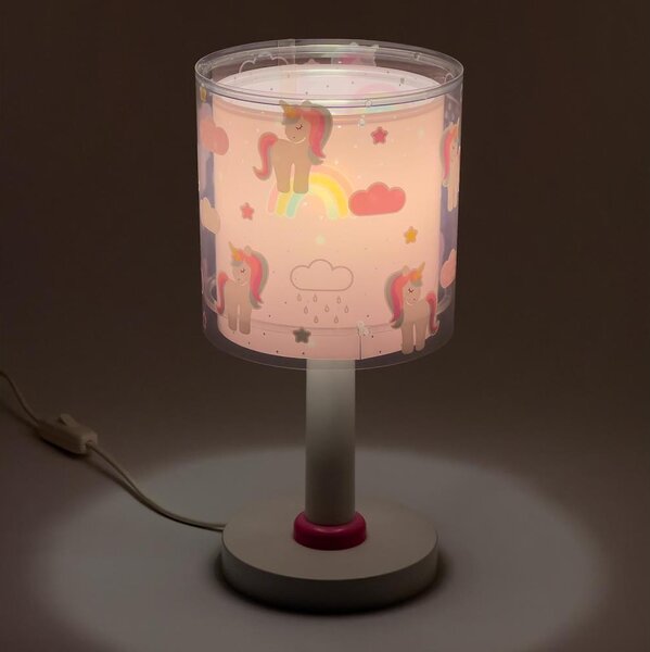 Dalber 41591N - Lampada LED per bambini UNICORNS 1xG4/4W/230V rosa