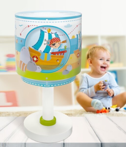 Dalber 60651 - Lampada per bambini PIRATA ISLAND 1xE14/8W/230V