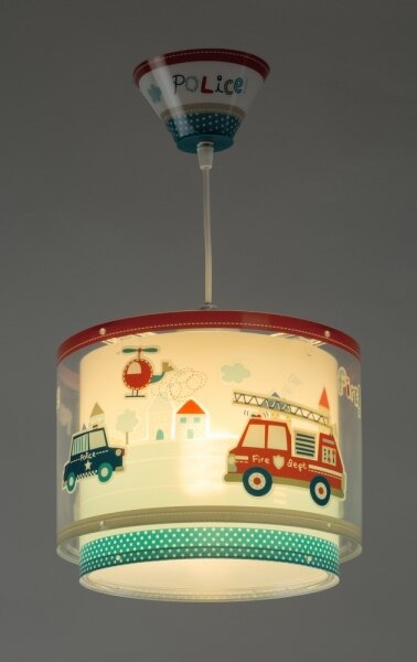 Dalber D-60612 - Lampadario per bambini POLIZIA 1xE27/60W/230V