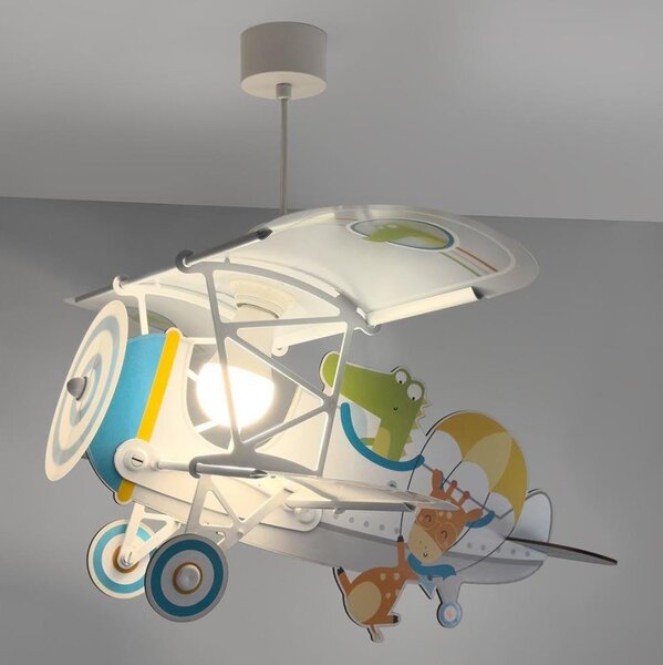 Dalber 54542 - Lampadario bambini LITTLE CROCODILE 1xE27/15W/230V