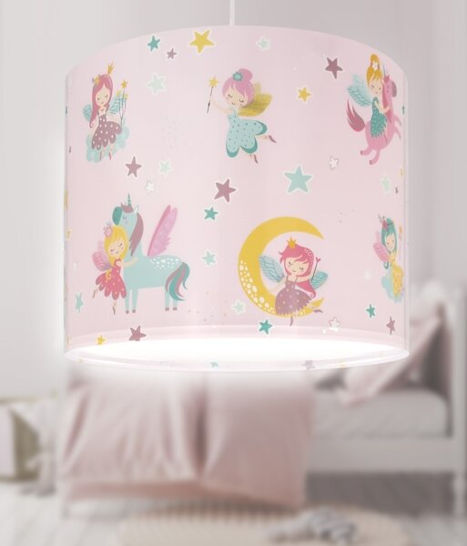 Dalber 42492 - Lampadario per bambini FAIRY DREAMS 1xE27/15W/230V