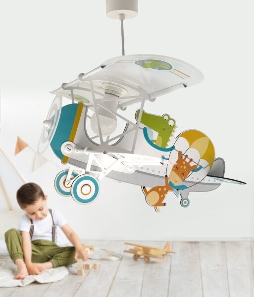 Dalber 54542 - Lampadario bambini LITTLE CROCODILE 1xE27/15W/230V