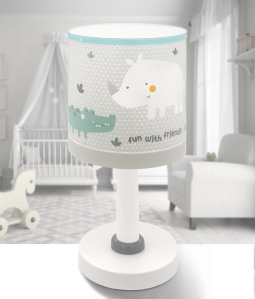 Dalber 60621 - Lampada per bambini RHICO AND CROCO 1xE14/8W/230V