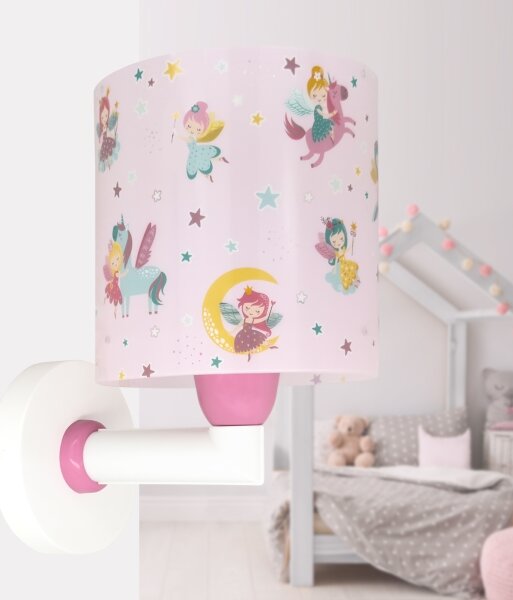 Dalber 42499 - Lampada da parete per bambini FAIRY DREAMS 1xE27/15W/230V