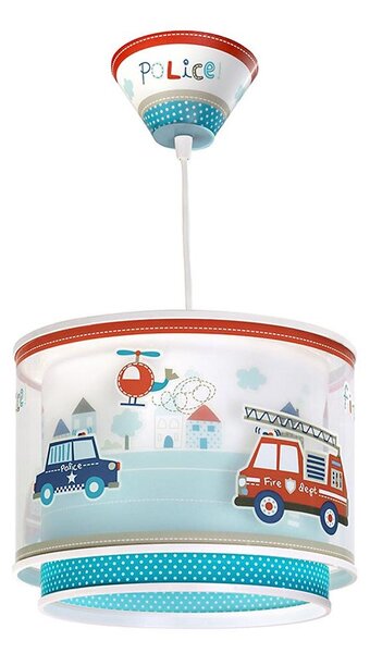 Dalber D-60612 - Lampadario per bambini POLIZIA 1xE27/60W/230V